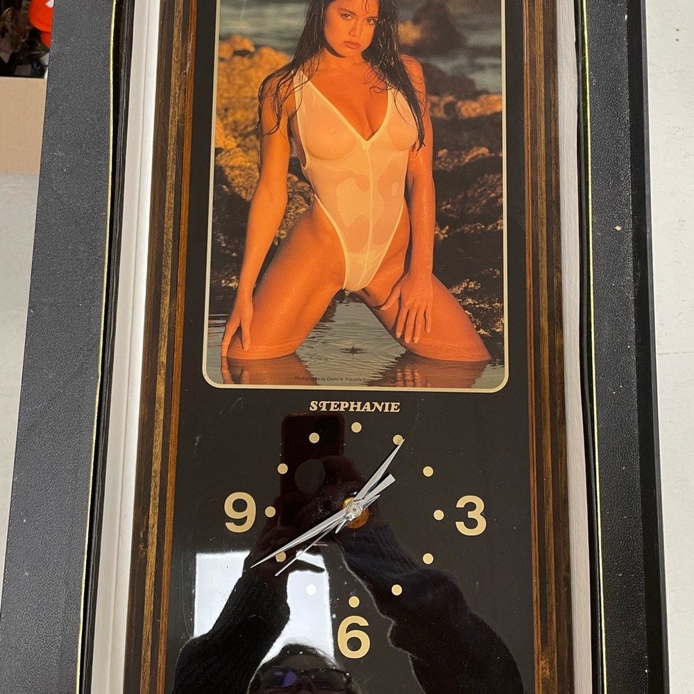 Vintage Snap-on Snap On Clock Featuring Stephanie